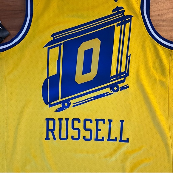 Nike D’Angelo Russell Golden State Warriors The City Swingman Jersey Men - Picture 8 of 9
